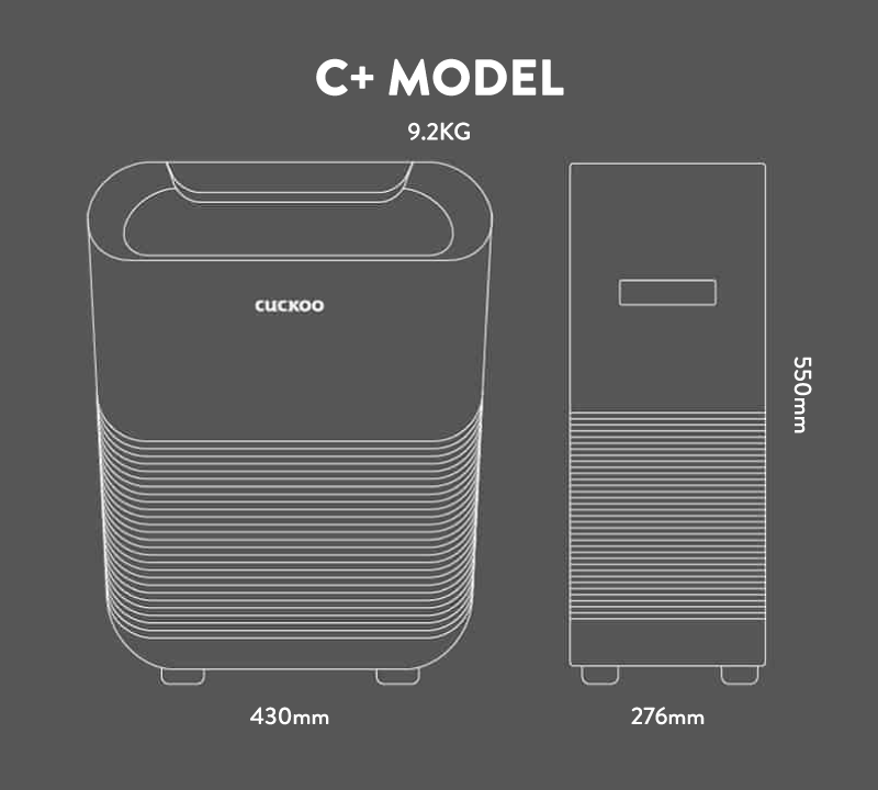 Spesifikasi CUCKOO C+ Humidifier